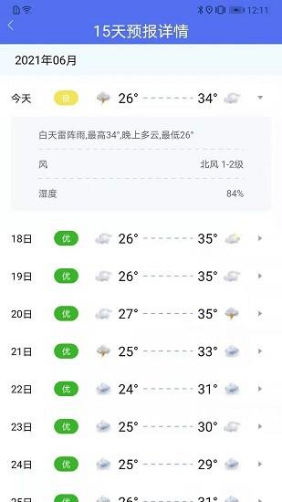 朝夕天气  v1.4.2图1