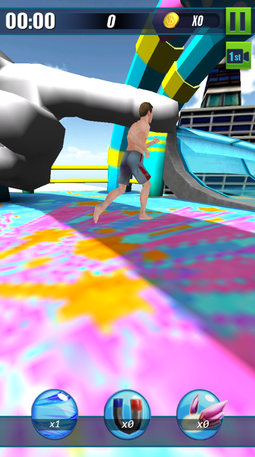 Water Adventure Slide Rush(水上冒险滑动冲刺)  v1.1.0图1