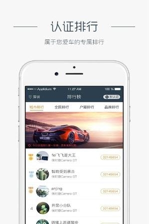 座驾排行