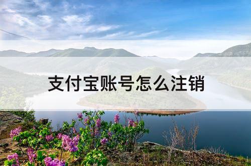 支付宝账号怎么注销