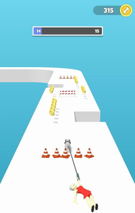 狗狗拖人冲刺  v1.0图2