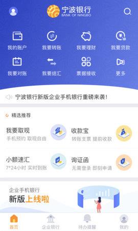 宁波银行企业手机银行
