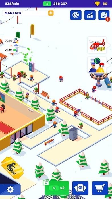 懒散的滑雪大亨  v1.1.3图3