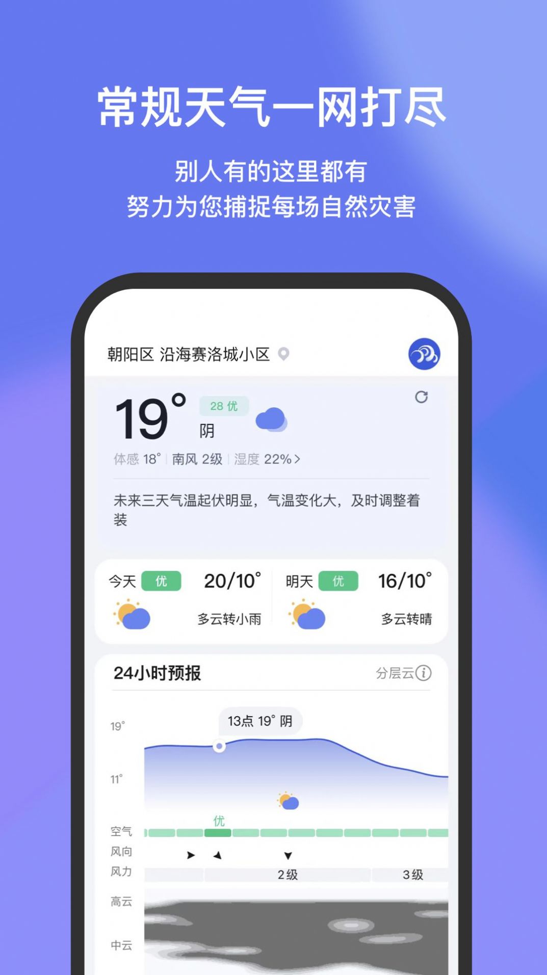 看天天气预报  v1.0.0图1