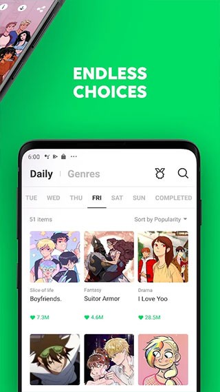 webtoon漫画韩国原版 V3.0.4 安卓版  v3.0.4图3