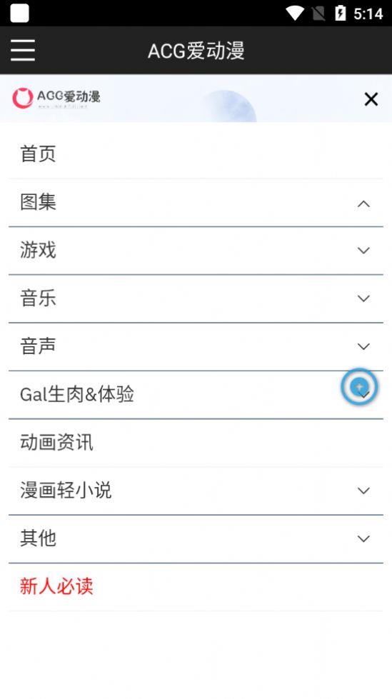 ACG爱动漫安卓版  v1.0图1