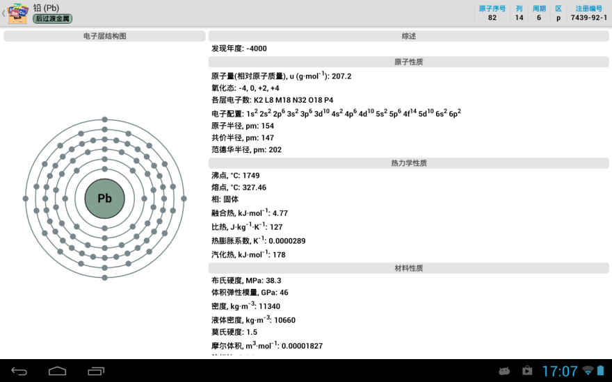 2018元素周期表  v5.6.0图2