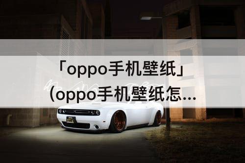 「oppo手机壁纸」(oppo手机壁纸怎么关闭滚动图片)