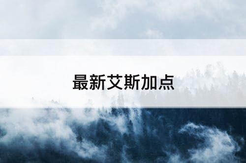 最新艾斯加点