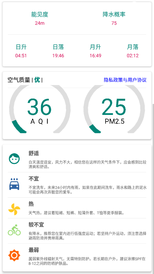 武汉明日天气预报24小时  v1.0图3