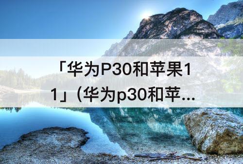 「华为P30和苹果11」(华为p30和苹果11屏幕一样大吗)